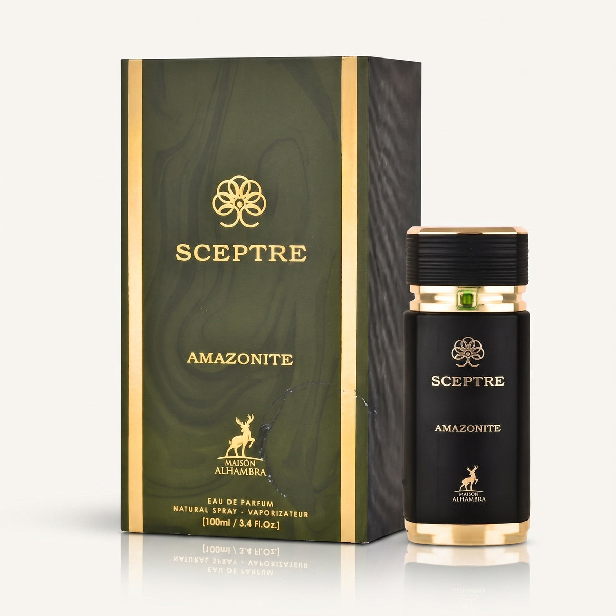 Maison Alhambra Sceptre Amazonite Eau de Parfum for Men – 100ml / 3.4 Fl. Oz.