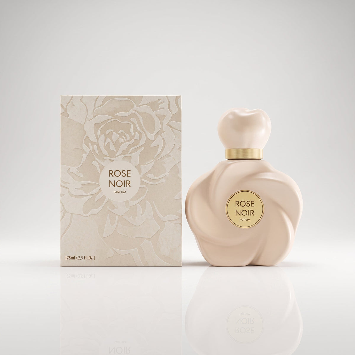 Ahmed Al Maghribi Rose Noir Extrait de Parfum for Women – 75ml / 2.5 Fl. Oz. Luxury Fragrance