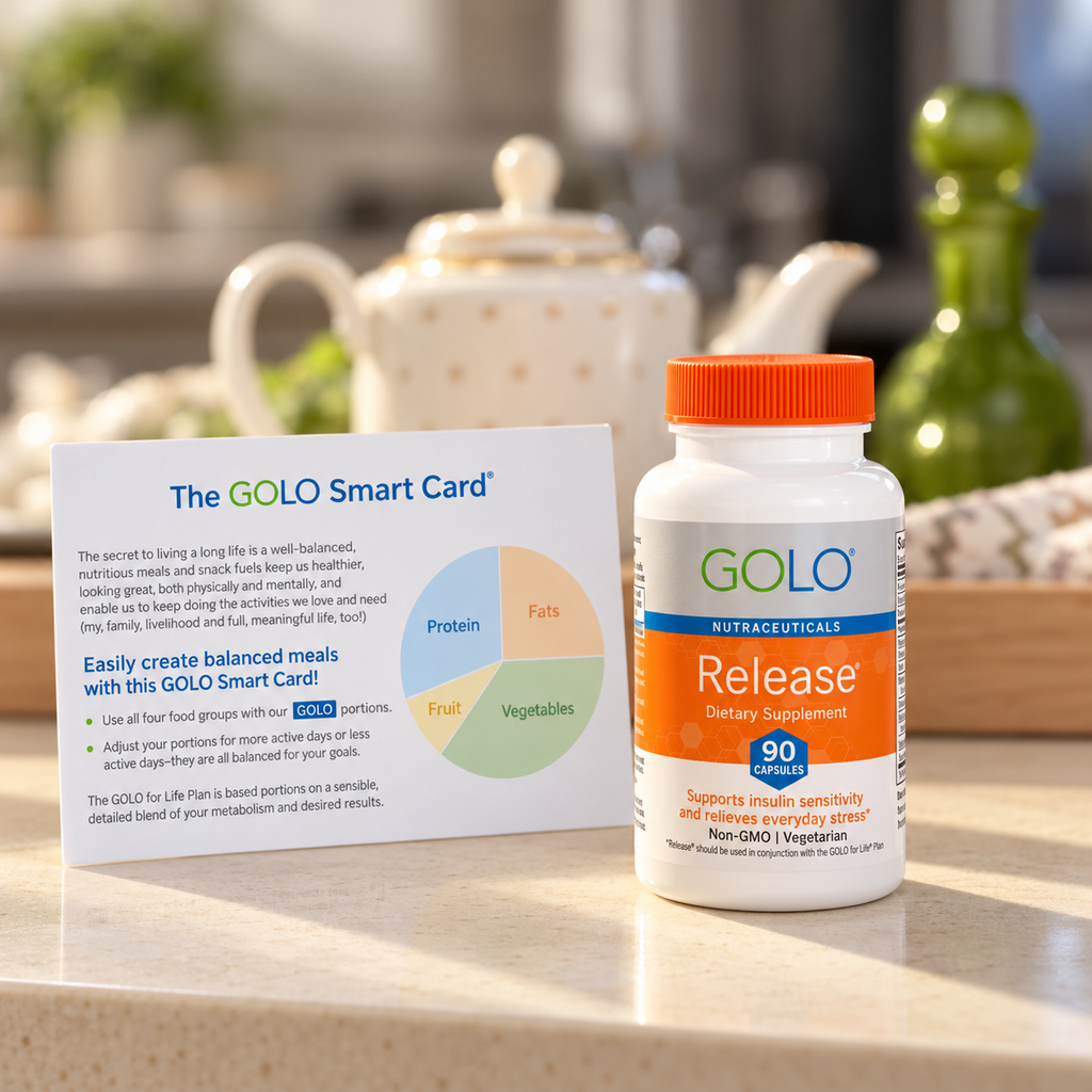 GOLO Release Dietary Supplement for Insulin Sensitivity & Everyday Stress Support – 90 Capsules
