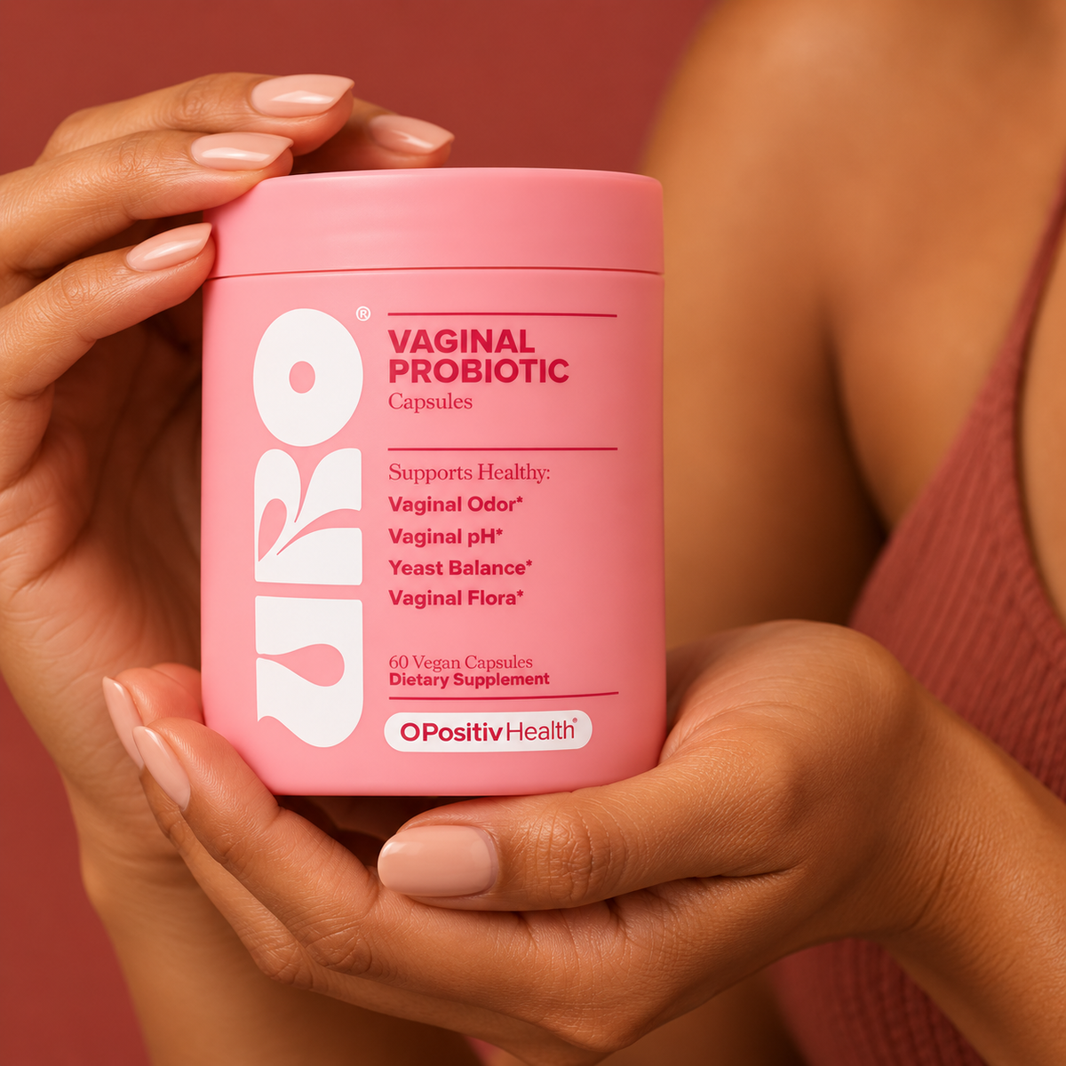 Pack of 1: URO Vaginal Probiotics for Women with 5 Billion CFU & XOS Prebiotics – Pack of 1, 1-Month Supply