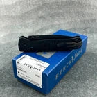 Benchmade Mini Bugout 533 Folding Knife – CPM-S30V Black Blade, AXIS Lock, Black Handle