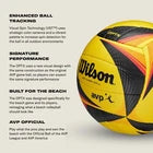 Wilson AVP OPTX Official Beach Volleyball – High Visibility Outdoor Game Ball