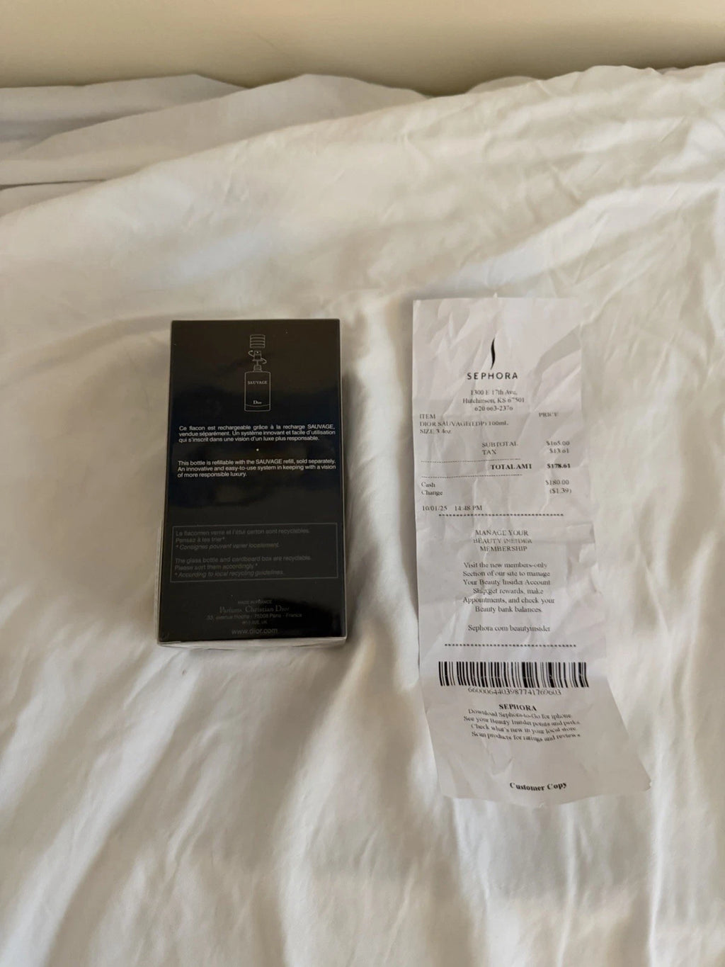Dior Sauvage Eau de Parfum 100ml – Citrus & Vanilla Fragrance