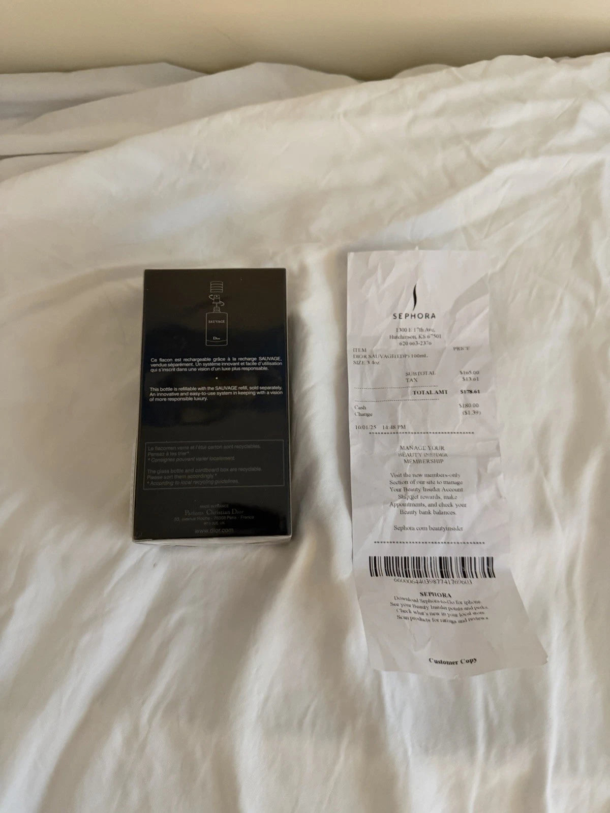 Dior Sauvage Eau de Parfum 100ml – Citrus & Vanilla Fragrance