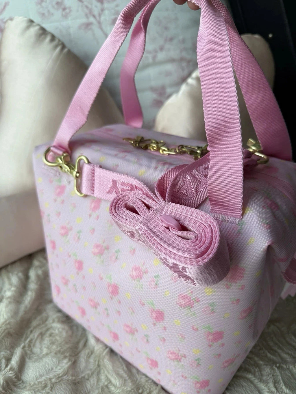 Stanley x LoveShackFancy Julienne Mini Soft Cooler – Pink Floral Insulated Lunch Bag