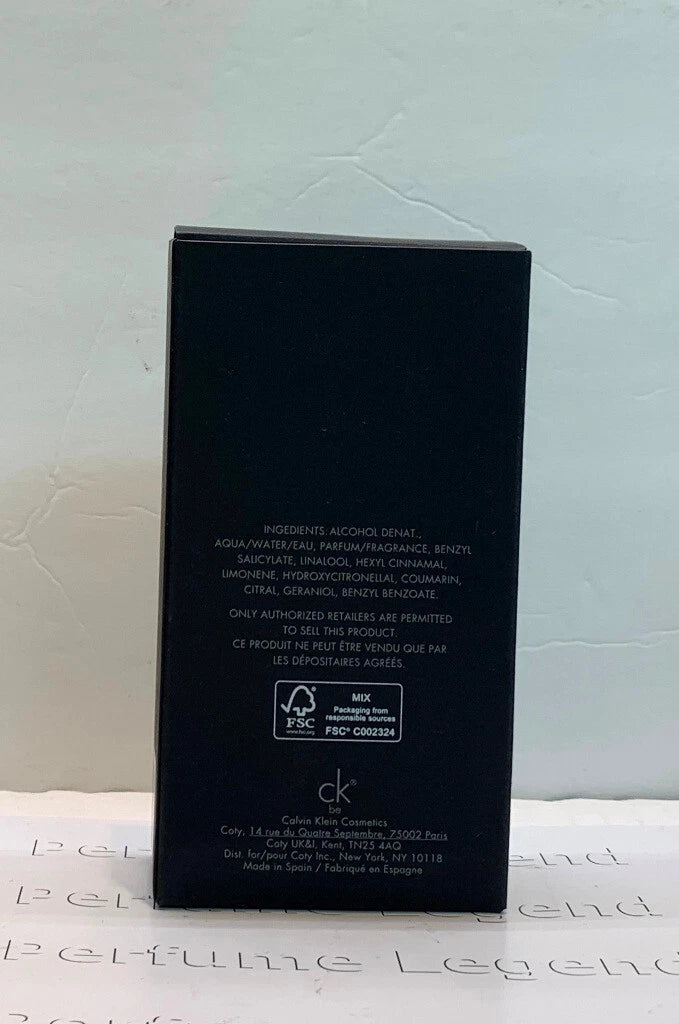 Calvin Klein CK Be Eau de Toilette 100ml – Unisex Fragrance