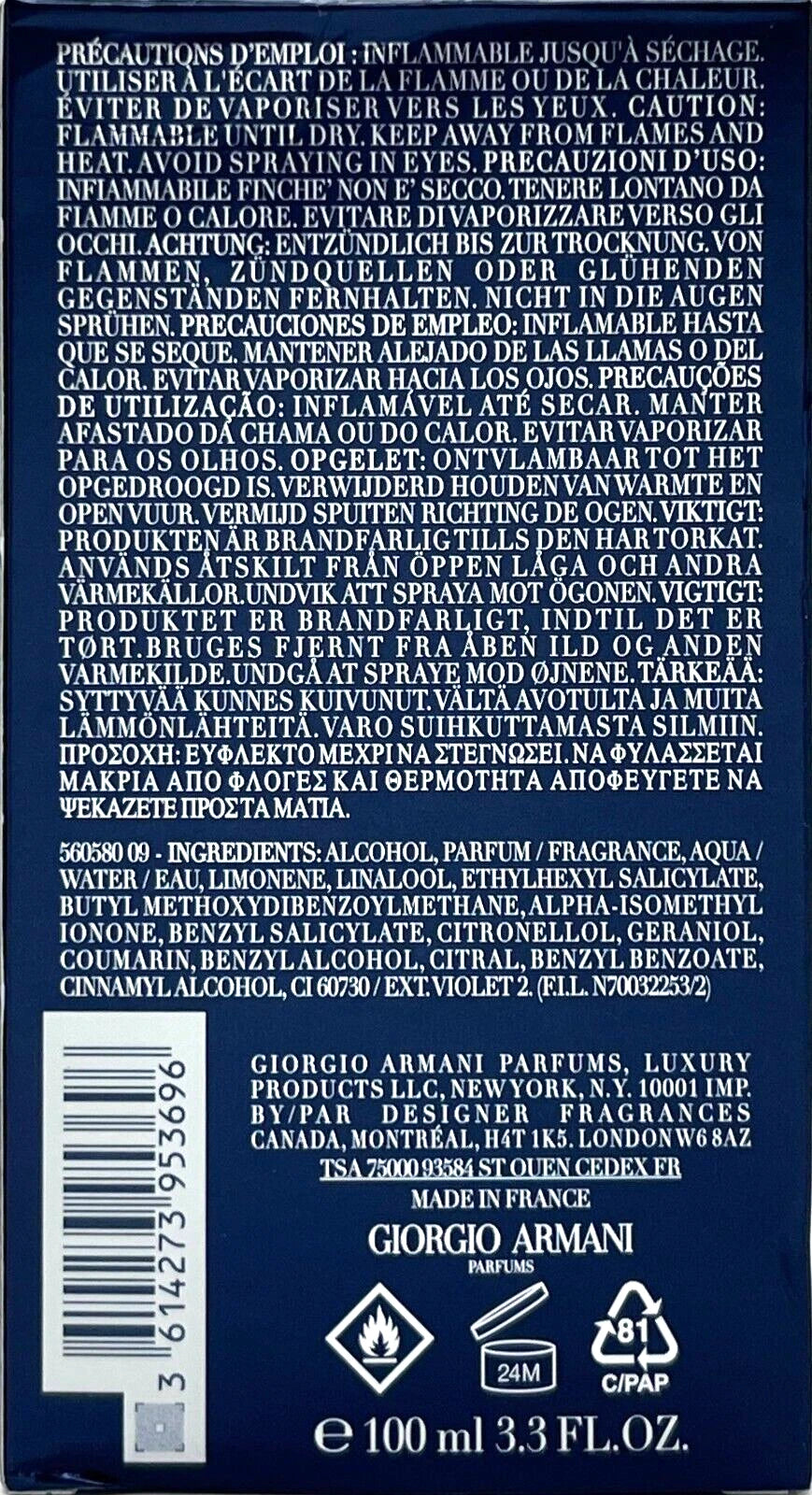 Acqua di Giò Profondo Parfum for Men – Giorgio Armani