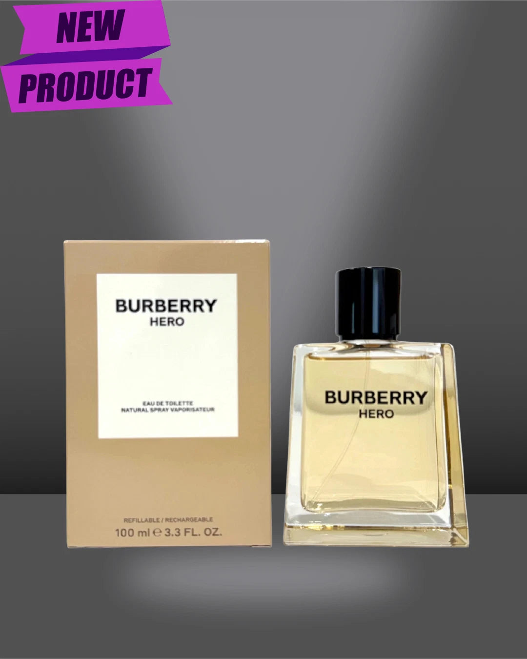 Burberry Hero Eau de Toilette Natural Spray for Men 100ml / 3.3 fl oz