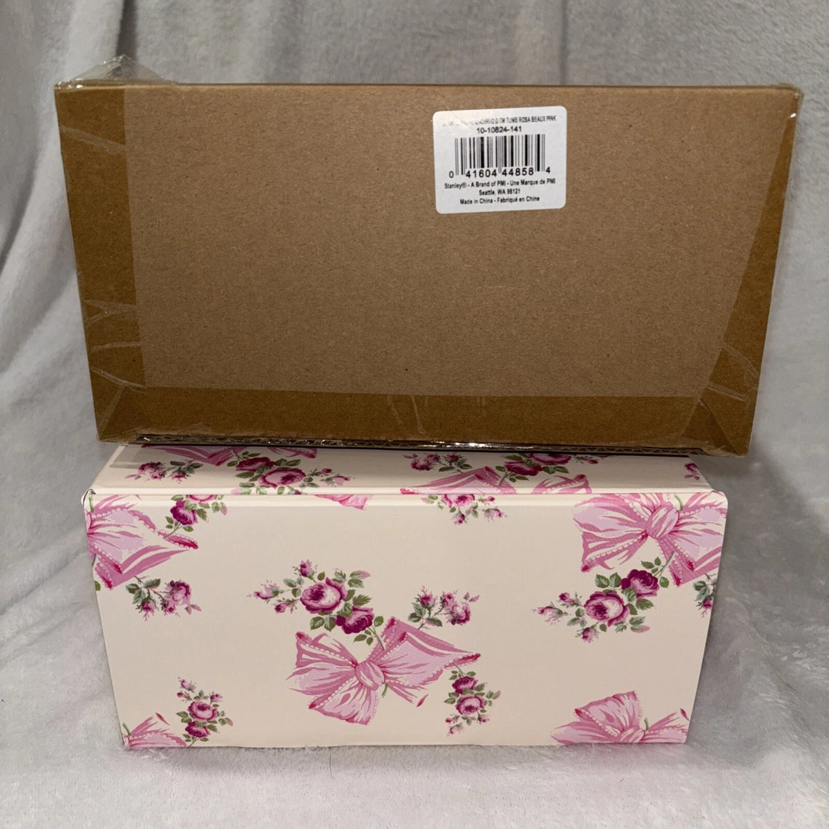 Floral Butterfly Tumbler Gift Box – Pink Rose Design