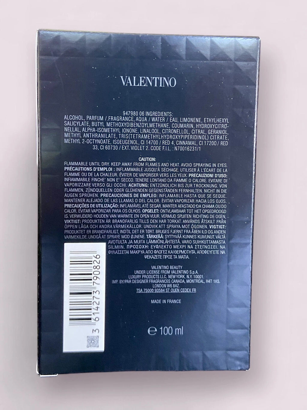 Valentino Uomo Born in Roma Intense Eau de Parfum Intense for Men Spray 100ml / 3.4 fl oz