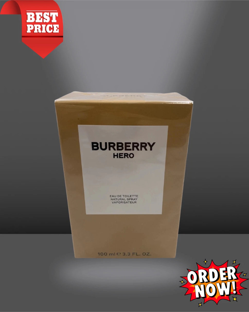 Burberry Hero Eau de Toilette Natural Spray for Men 100ml / 3.3 fl oz