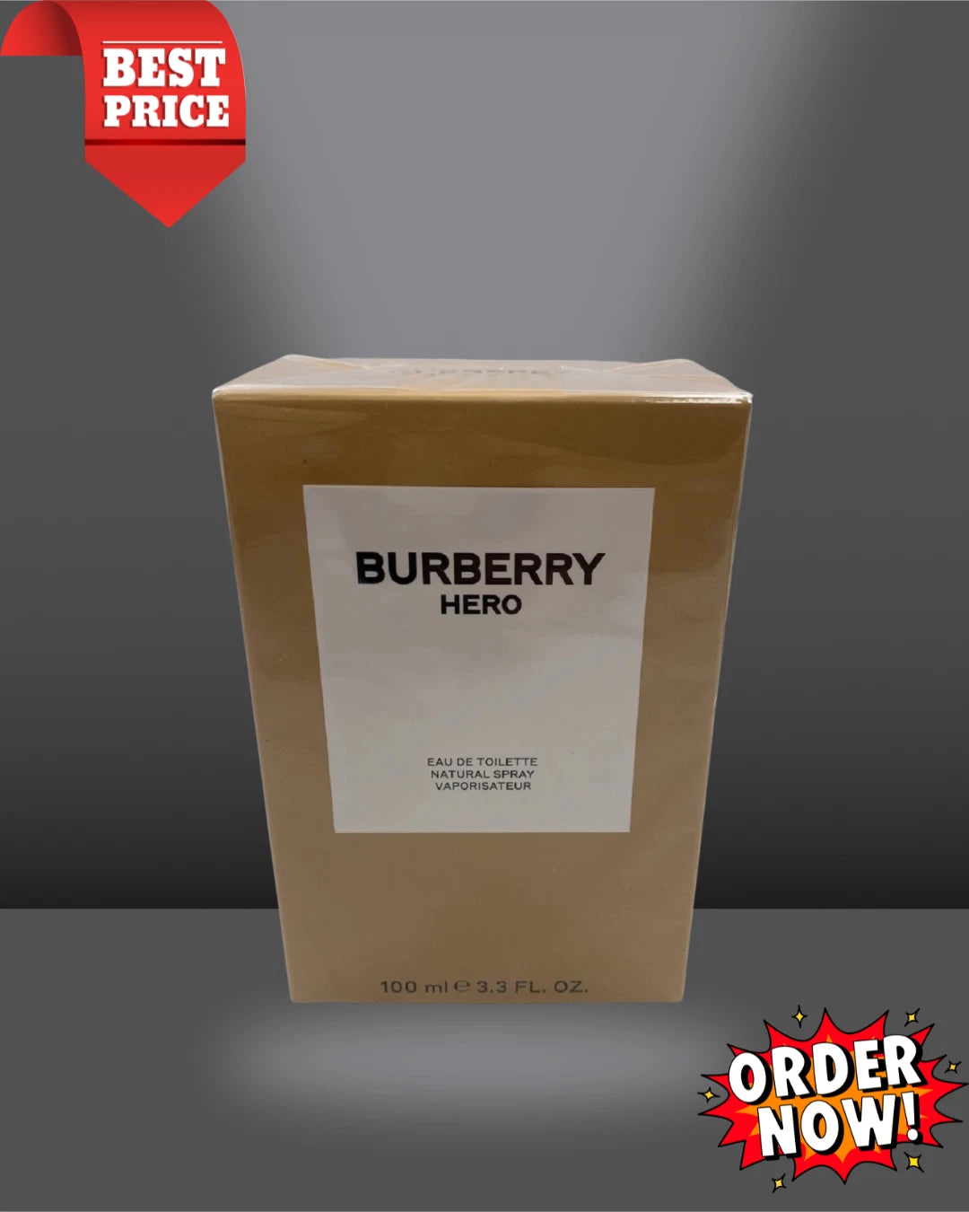 Burberry Hero Eau de Toilette Natural Spray for Men 100ml / 3.3 fl oz