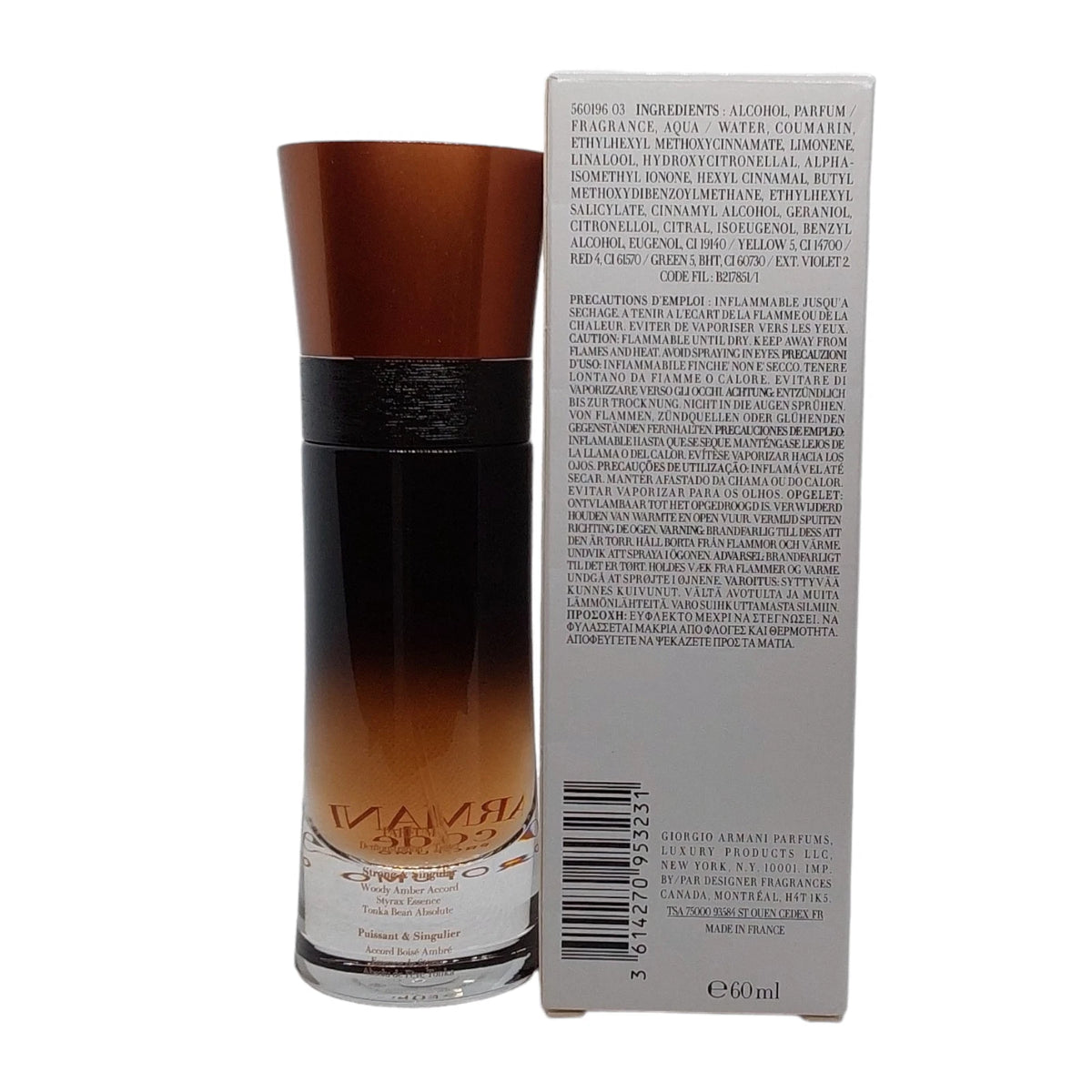 Giorgio Armani Code Profumo Parfum for Men Spray 60ml / 2.0 fl oz