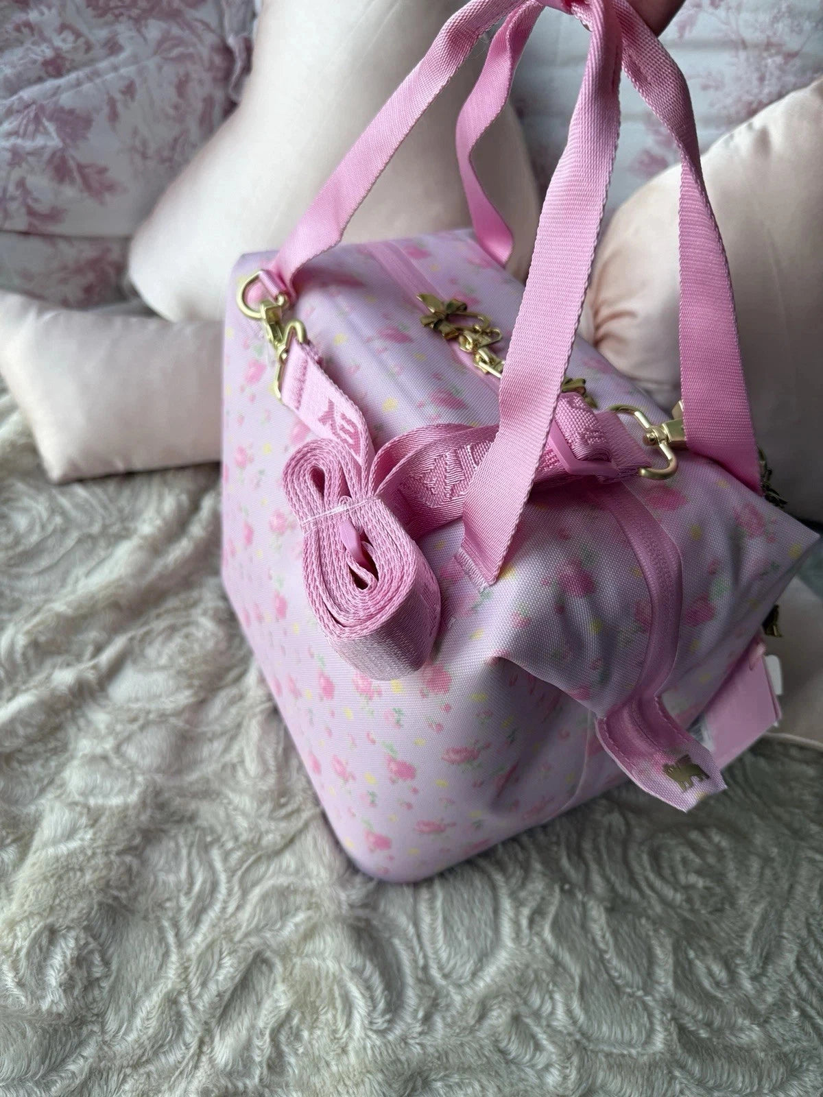 Stanley x LoveShackFancy Julienne Mini Soft Cooler – Pink Floral Insulated Lunch Bag