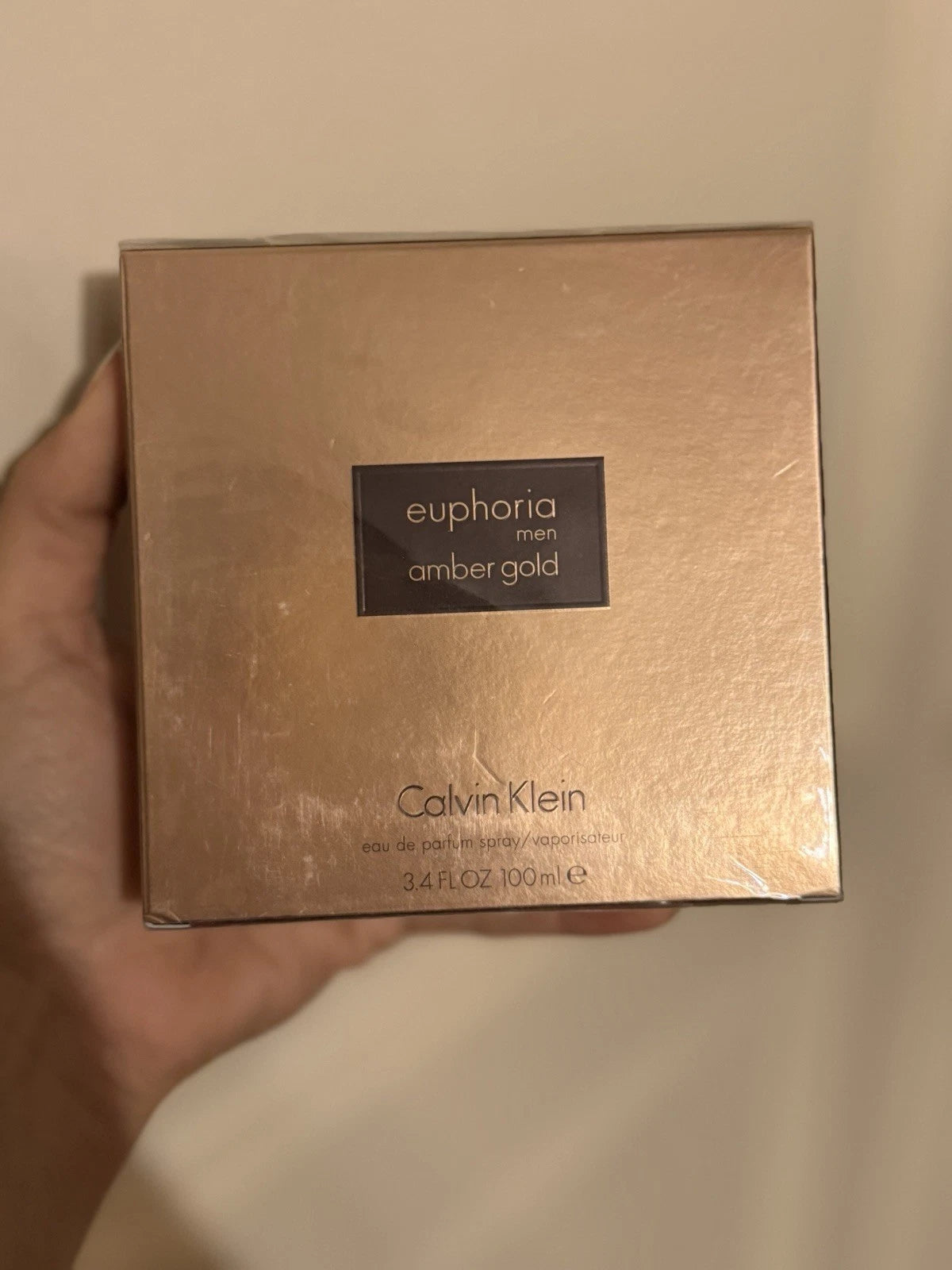Calvin Klein Euphoria Men Amber Gold Eau de Parfum Spray – 3.4 fl oz (100 m