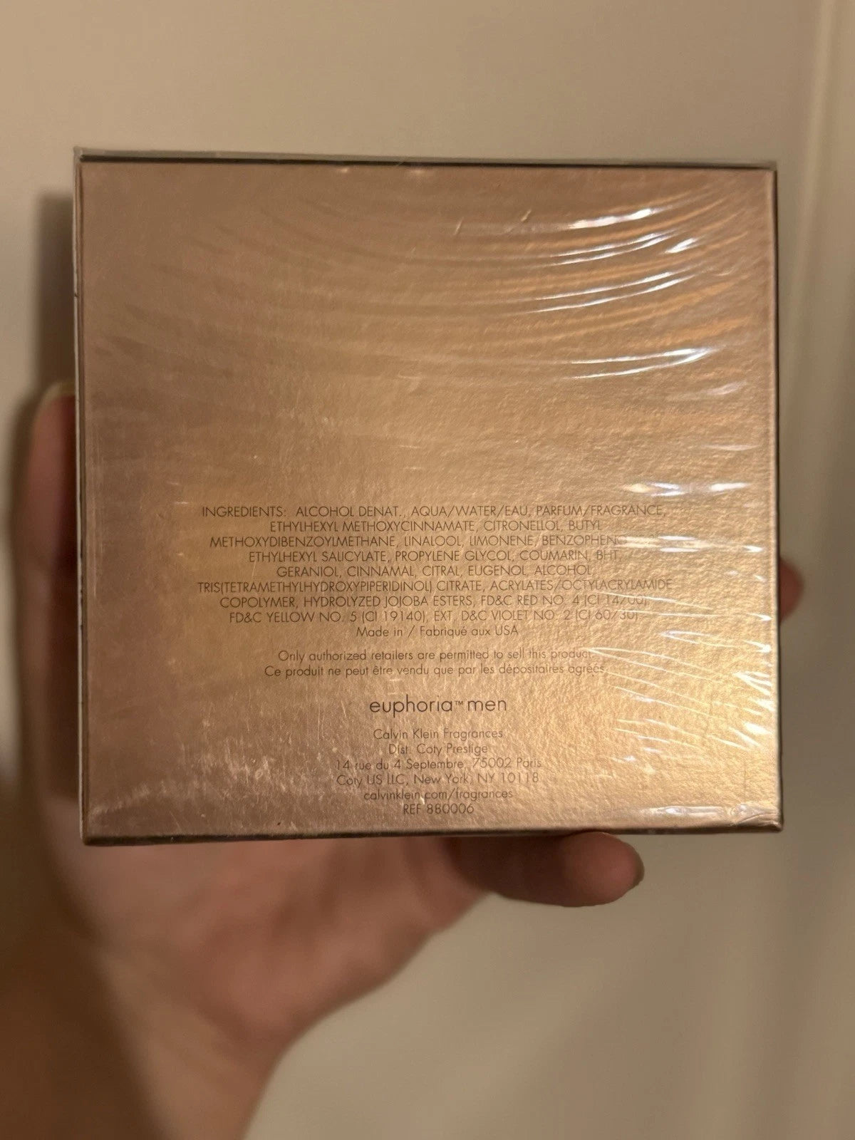 Calvin Klein Euphoria Men Amber Gold Eau de Parfum Spray – 3.4 fl oz (100 m