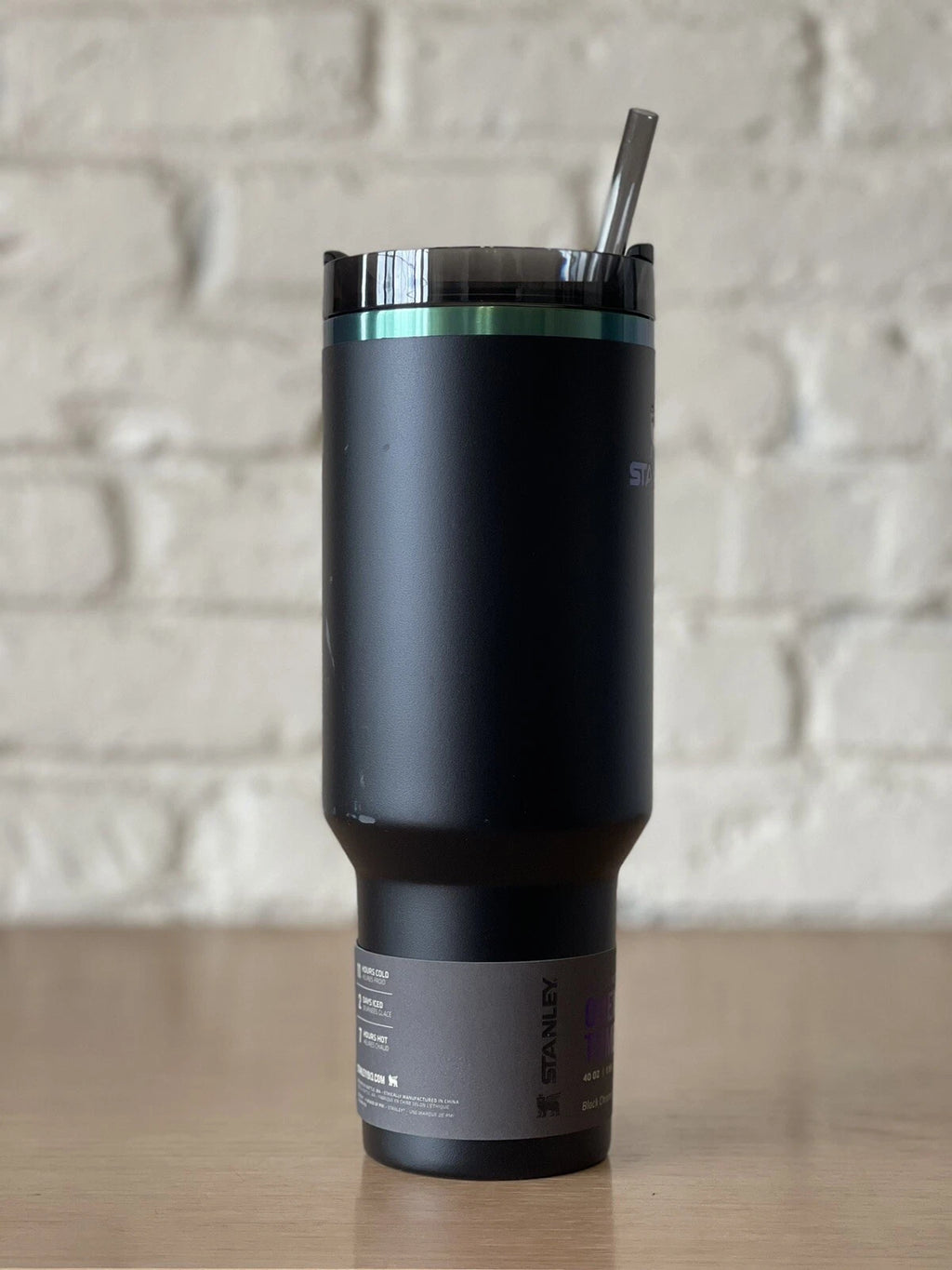 Stanley Quencher H2.0 FlowState 40 oz Tumbler – Black Chroma Collection