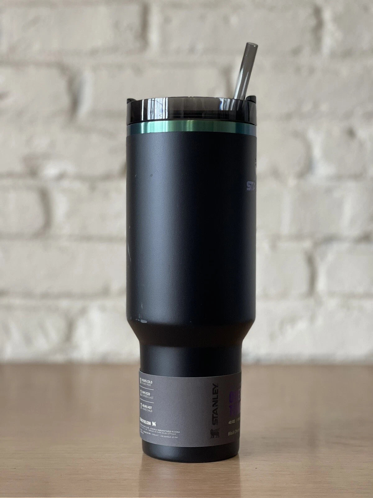 Stanley Quencher H2.0 FlowState 40 oz Tumbler – Black Chroma Collection