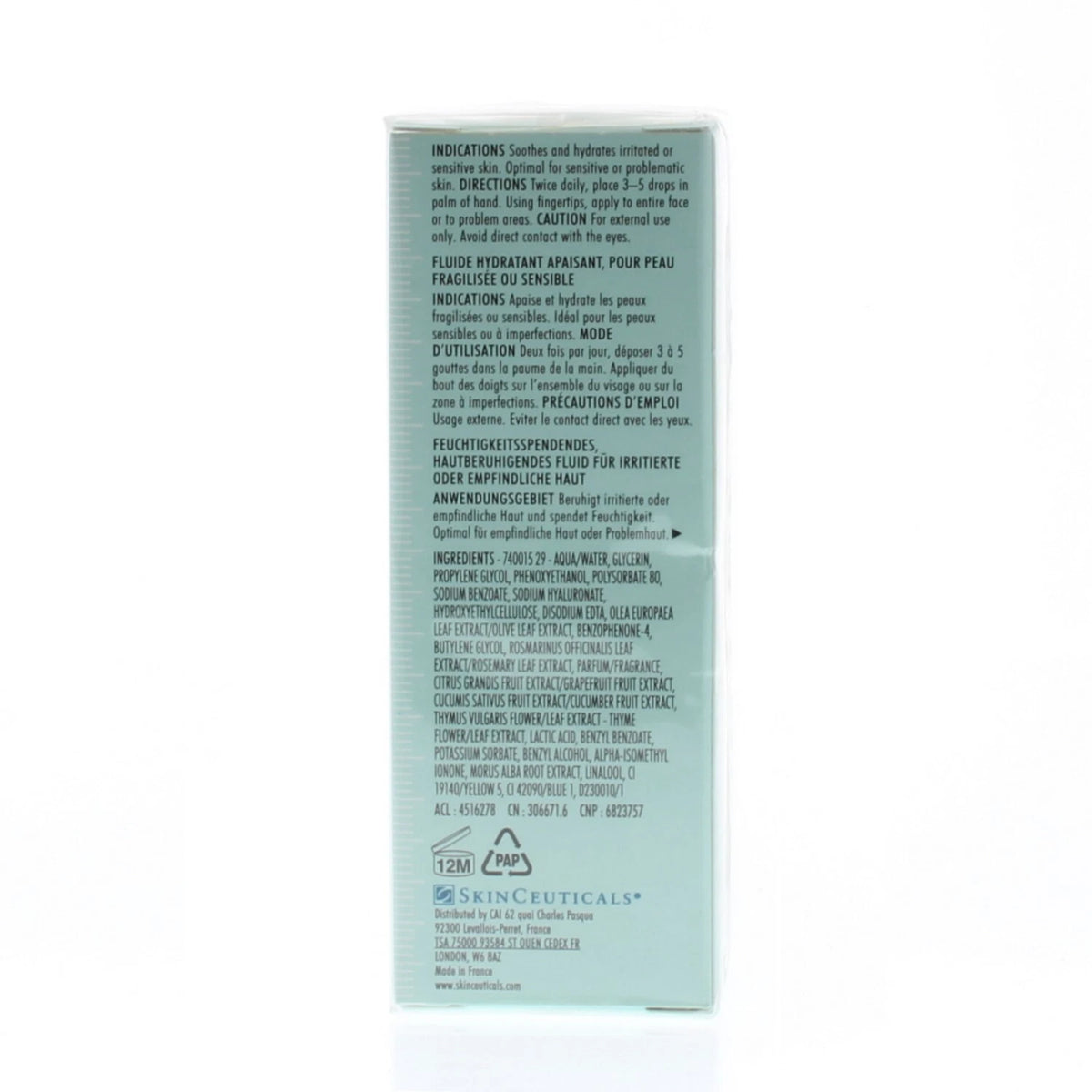 SkinCeuticals Phyto Corrective Hydrating Soothing Fluid Serum for Sensitive Skin 30ml / 1 fl oz