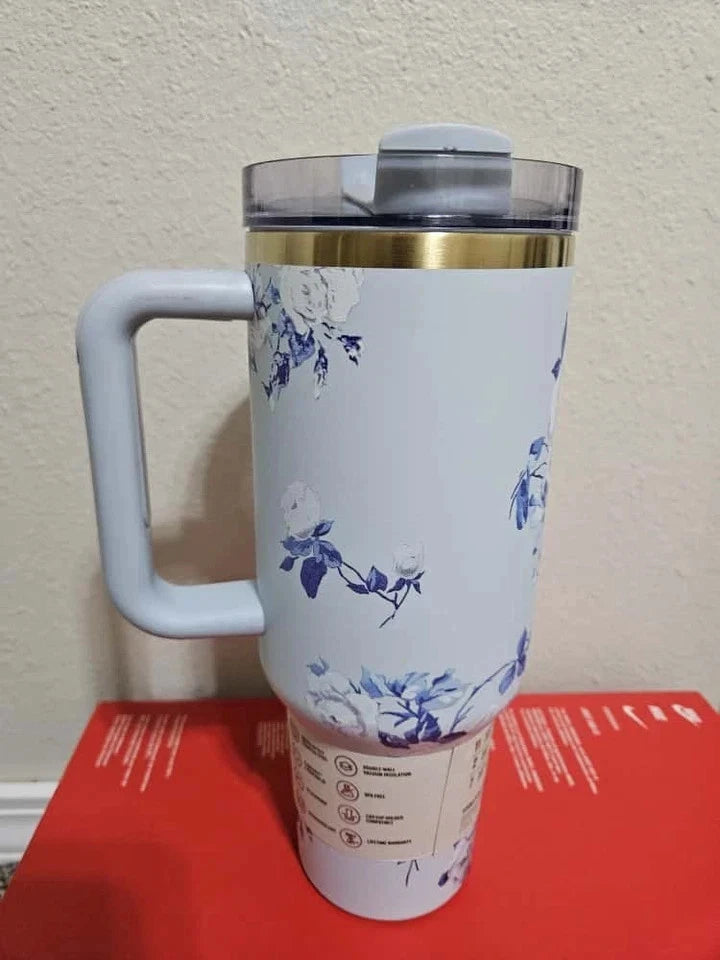 Stanley x LoveShackFancy Quencher H2.0 Tumbler 40 oz – Floral Design