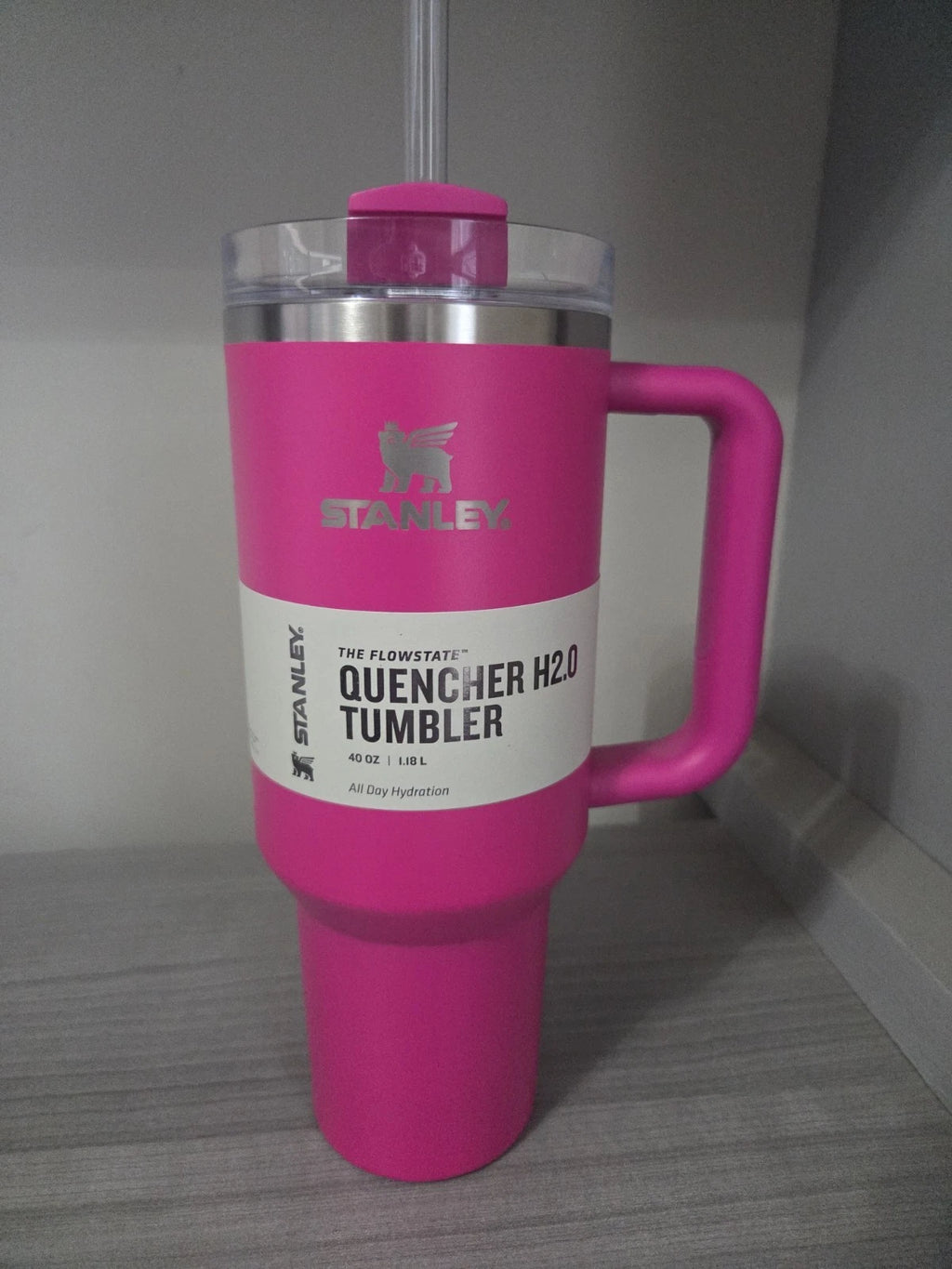 Stanley Quencher H2.0 FlowState Tumbler 40 OZ – Pink