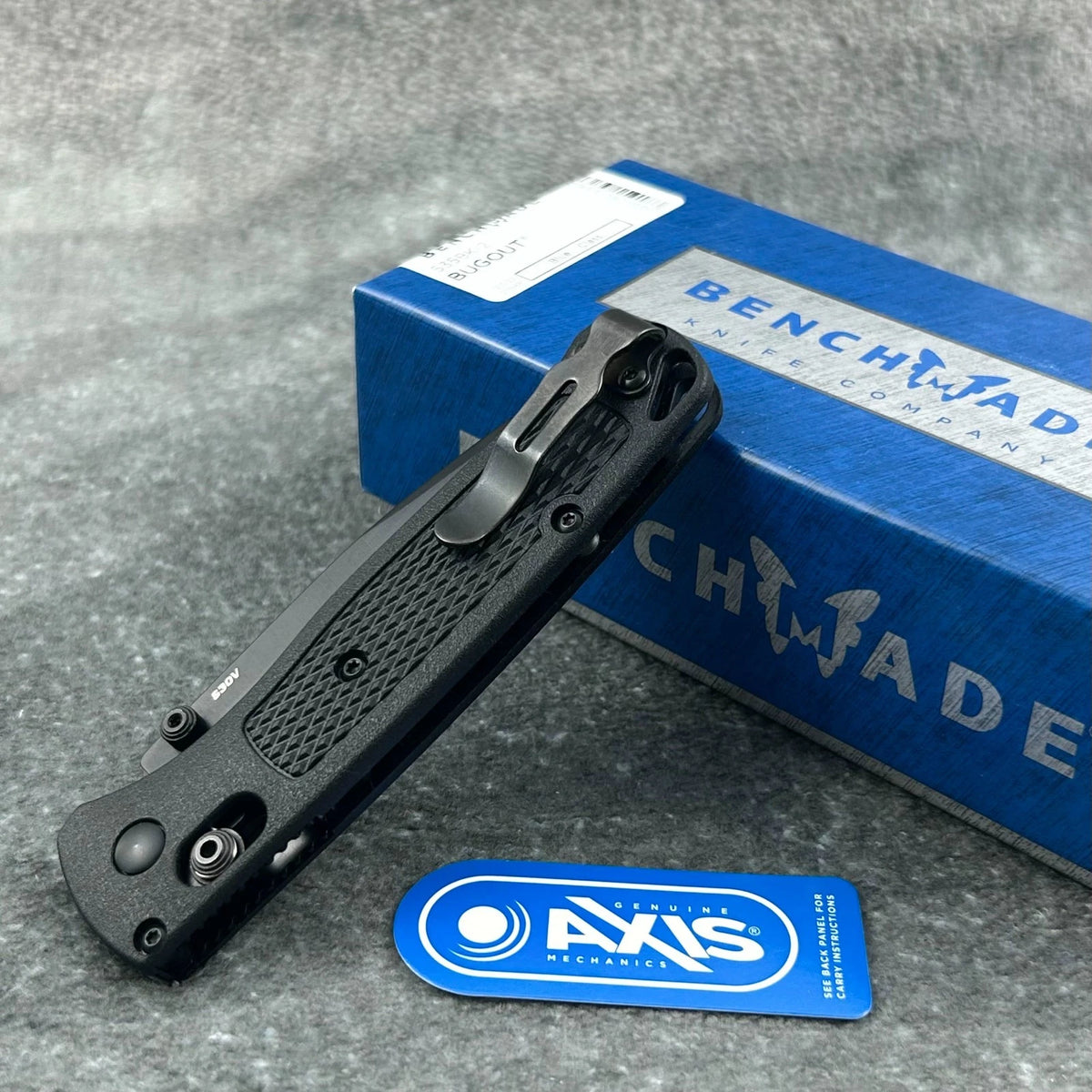 Benchmade Bugout 535BK-2 Folding Pocket Knife Black CPM S30V Blade