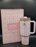 Stanley x LoveShackFancy Floral Quencher Tumbler – Pink Rose Design
