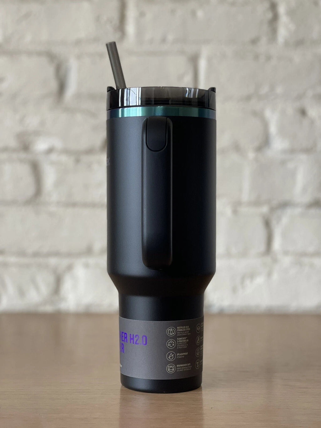 Stanley Quencher H2.0 FlowState 40 oz Tumbler – Black Chroma Collection