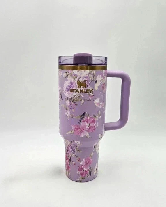 Stanley x LoveShackFancy Quencher H2.0 FlowState Tumbler 40 oz – Floral Design