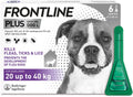 FRONTLINE Plus Large Dogs 20–40 kg six-pipette pack